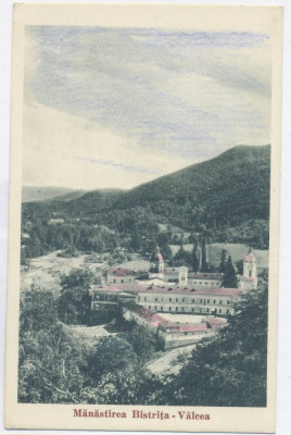 3761 - BISTRITA, Valcea, Monastery - old postcard - unused foto