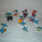 Strumfi, smurfs - Set 12 figurine cauciuc - Schleich, Bullyland, Peyo - set 1