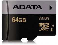 ADATA memory card Premier Pro microSDHC 64GB Class 10 UHS-I 95MB/s foto