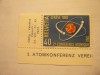 Serie Conferinta Atomului ONU Elvetia 1958 , 1 valoare, Nestampilat