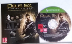 Joc Xbox One - Deus Ex Mankind Divided ( disc + continut digital BONUS ) foto