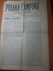 ziarul poiana-campina decembrie 1928-ianuarie 1929-nr. de craciun si anul nou foto