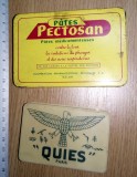 Cumpara ieftin LOT 2 CUTII VECHI -PATES PECTOSAN ,QUIES PARIS