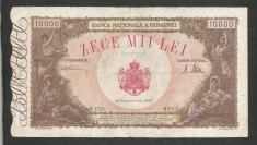 ROMANIA 10000 10.000 LEI 20 DECEMBRIE 1945 [30] F foto