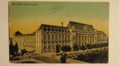Carte postala (ilustrata) - Bucuresti, Palatul Justitiei, circulata, 1914