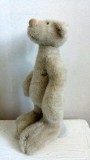Jucarie plus urs gri, deosebit, artist made, pe stativ, 30cm, Evernewgifts