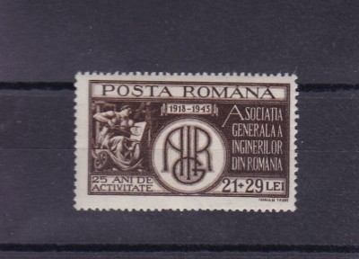 ROMANIA 1943 LP 157 A.G.I.R. MNH foto