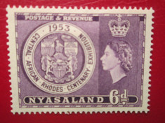 TIMBRE ANGLIA/COLONII NYASALAND foto