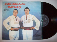 Disc vinil IOAN SI NICOLAE BATINAS - Floricica, mar rotat (ST - EPE 03229) foto