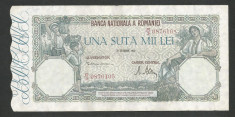 ROMANIA 100000 100.000 LEI 20 DECEMBRIE 1946 [20] VF+ foto