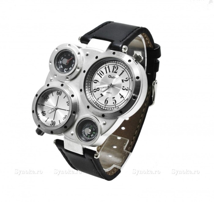 MILITARY thermo-compass (culoare cadran: negru) foto mare MILITARY thermo-compass (culoare cadran: negru) foto mare