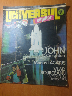 revista universul copiilor nr. 7 din 1 martie 1990 foto