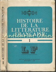 Histoire De La Litterature Francaise I - Angela Ion foto