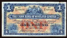 Scotia 1 Pound The Union Bank of Scotland Limited 1947 foto