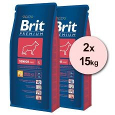 Brit Premium Senior Large 2 x 15kg foto