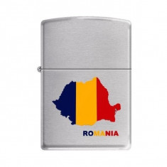 Bricheta Zippo Romania Map foto