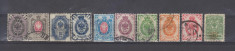 Rusia lot timbre stampilate de la 1875 lot (8A) foto