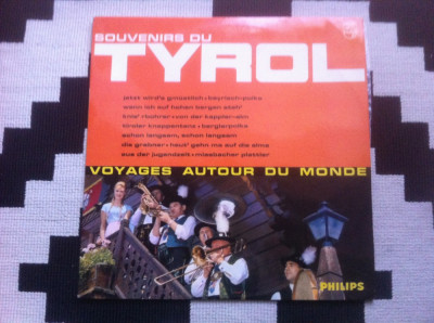 Souvenirs du tyrol disc vinyl lp muzica populara folclor zona tirol austria VG+ foto