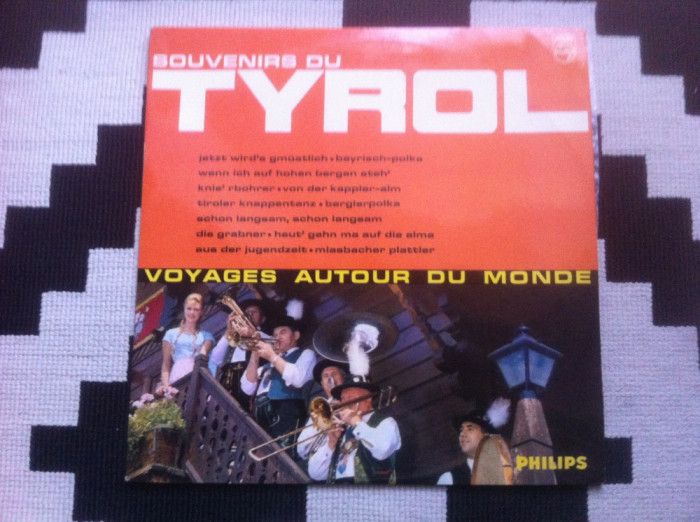 Souvenirs du tyrol disc vinyl lp muzica populara folclor zona tirol austria VG+