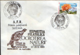 Romania - Plic oc.1989 - Ocrotirea Naturii Suceava - crepis aurea