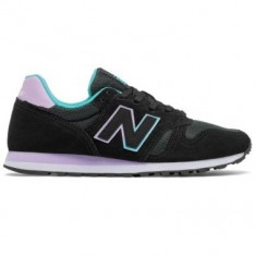 Pantofi New Balance 373 Negru pentru femei din piele (NBAWL373GD) foto