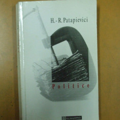 Politice H. R. Patapievici Bucuresti 1996 publicistica 015