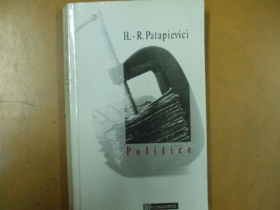 Politice H. R. Patapievici Bucuresti 1996 publicistica 015 foto
