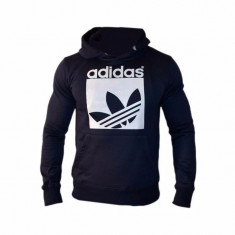 Hanorac ADIDAS hanorac cu gluga bumbac bluza cu buzunar foto