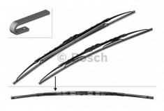 Set stergatoare auto Bosch Twin cu spoiler 600/530 mm fixare cu carlige foto