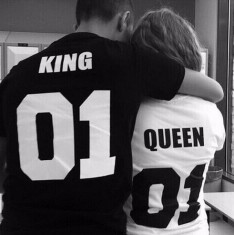 Tricou King &amp;amp; Queen - Set 100 Lei foto