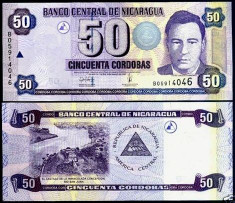 !!! NICARAGUA - 50 CORDOBAS 2006 - P 198 - UNC foto