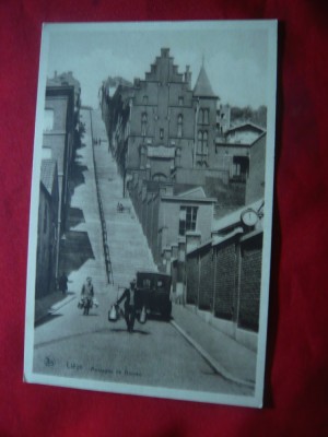 Ilustrata - Liege- Laptari , interbelica foto