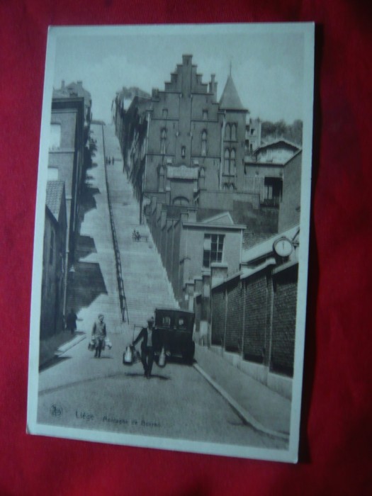 Ilustrata - Liege- Laptari , interbelica