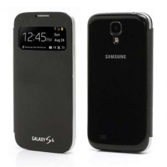 Husa Flip Samsung Galaxy Galaxy S IV S4 i9500 S-View Series Neagra foto