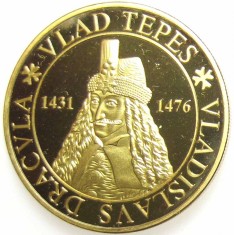 Medalie Comemorativa Medalie Vlad Tepes Medalie Dracula foto