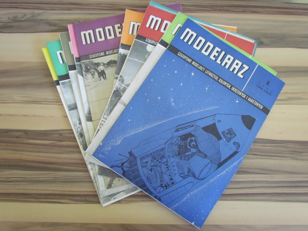 LOT 12 POLAND ORIGINAL PAPER MODELS & KITS MODELARZ 1966 AN COMPLET ...
