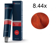 Vopsea de par Indola Profession 8.44X Blond Deschis Extra Aramiu Coper, 60 ml foto