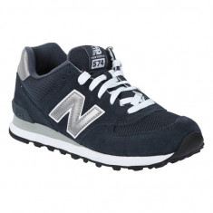 Pantofi New Balance 574 Navy pentru barbati din piele (NBAM574NN) foto