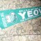 Fular al suporterilor echipei fotbal Yeovil Town - The Glovers Anglia ,L= 145 cm