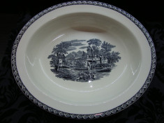 FRUCTIERA / CASTRON DIN PORTELAN ENGLEZESC LUGANO OF ETRURIA WEDGWOOD foto