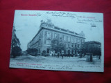 Ilustrata Szeged Posta,circulat 1910 cu straif de 3 val.-2 filler galben, Circulata, Printata