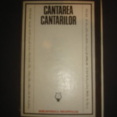 CANTAREA CANTARILOR {1977, editie cartonata}