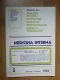 D6a Medicina interna 5 - septembrie - octombirie 1983