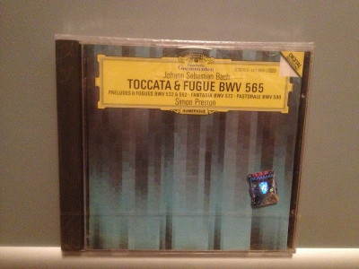 J.S.BACH - TOCCATA and..(1989/Deutsche Grammophon/RFG) - CD ORIGINAL/Sigilat/Nou foto