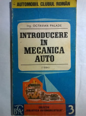 Octavian Palade - Introducere in mecanica auto {1984} foto