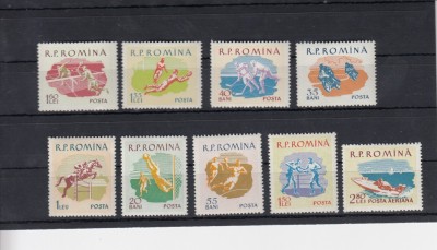 ROMANIA 1959 LP 482 SPORT SERIE MNH foto
