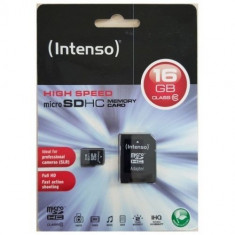 Card de memorie INTENSO MicroSDHC 16GB, Class 10, HIGHSPEED foto