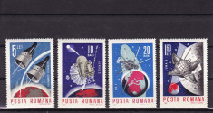 ROMANIA 1966 LP 632 COSMONAUTICA I SERIE MNH foto