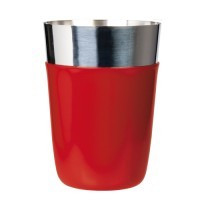 Cocktail shaker rosu 450 ml foto