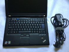 Laptop Lenovo Thinkpad T61 type 7661 core2duo T7300 3gb 14,1 80gb foto